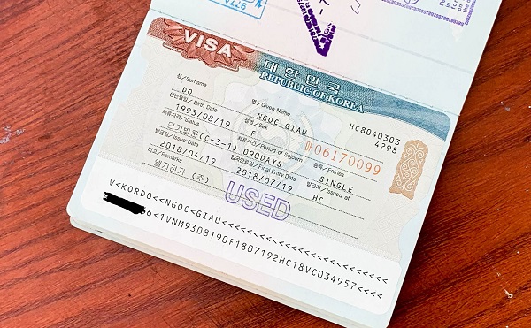 hồ sơ xin visa