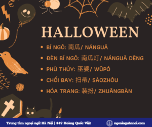 Từ mới chủ đề Halloween trong tiếng Trung 1