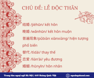 từ mới chủ đề độc thân 3