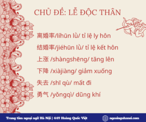 từ mới chủ đề độc thân 4