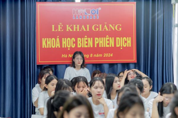 Lễ khai giảng đáng nhớ của học viên khoá biên phiên dịch năm học 2024 – 2025